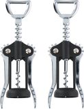Alpina Kurkentrekker - 2x - 17 cm - met hefbomen - flesopener