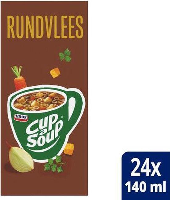 Unox Cup-a-Soup Rundvlees - 24 zakjes