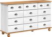 vidaXL Ladeblok ASKIM Wit Massief grenenhout 79 x 40 x 133,5 cm