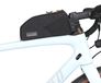 Elzusha - Sacoche de cadre de vélo avec compartiments en maille double face, 1,2 L