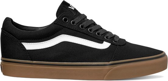 Vans Ward Sneakers Heren - Maat 43 - Canvas Black/Gum