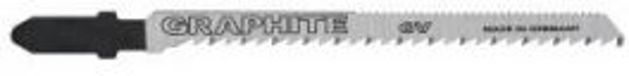 Graphite Decoupeerzaagjes - T-aansluiting - 100mm - 10tpi - Hout - 2 Stuks Op Blister