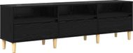 vidaXL TV-kast zwart eiken 150 x 30 x 45 cm