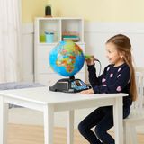 VTech Giramondo Interactieve wereldkaart, wereldkaart voor kinderen met aanraakpen en 2,7 inch display, inclusief 600 BBC-video's, educatieve spellen en quizzen, Italiaanse taal, inclusief batterijen, 7-99