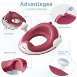 Merkloos Siège de toilette pour enfants, entraînement aux toilettes, siège d'apprentissage, lunette de toilette, siège de pot pour jeunes enfants, adapté aux toilettes rondes et ovales