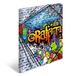 HERMA A4 graffitimappenset, 3-delig, kinderhoekmappen van kunststof met kunstmotief, elastische band, binnenkleppen en binnenprint voor jongens en meisjes, Multicolor