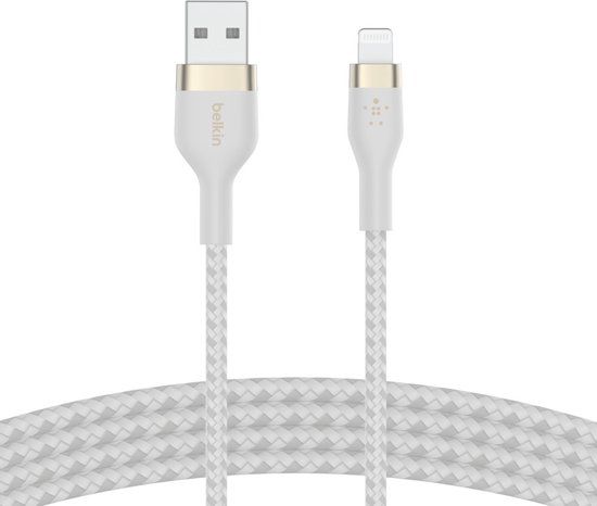 Belkin Boost Charge USB-A naar Lightning Kabel - 1m - Wit