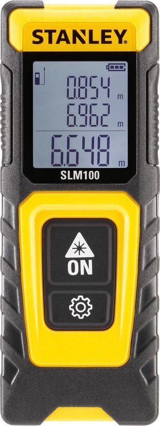 Stanley SLM100 Laserafstandsmeter - 30m - Digitaal Display - Accu