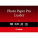 Canon Fotopapier Luster LU-101 glanzend wit - DIN A2, 25 vellen