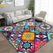 Tapis lavable 2 x 2 m, antidérapant et doux
