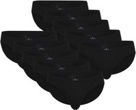 Tom Tailor Slip Mini Slip Mannen Zwart Effen Katoen XXL 10 Stuks