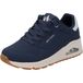 Skechers Uno Golden Air sportschoenen, Navy Durabuck/Silver Trim, 42 EU