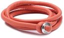 Grace Damen-Lederarmband pfirsich 21cm LBC-02S-peach-21 cm