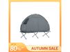 SoBuy OGS32 Tente d'extérieur pour 1 personne, tente de camping de plage, tente igloo 4 en 1 avec sac de transport, pompe à air électrique