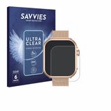 Savvies Schermbeschermer voor Sanorum G62 1.85" | 6 Stuks Transparant Screen Protector Made in Germany Ultra Clear Krasbestendig