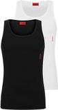 Hugo Boss Heren Tanktops Slim Fit (2-pack) - O-hals - Multicolor