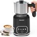Morpilot Elektrische melkopschuimer, Milk Frother van roestvrij staal, 4-in-1 functie, inhoud 300 ml cappuccino of 600 ml warme melk