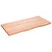 VidaXL Tafelblad 100x50x(2-4)cm behandeld massief eikenhout lichtbruin