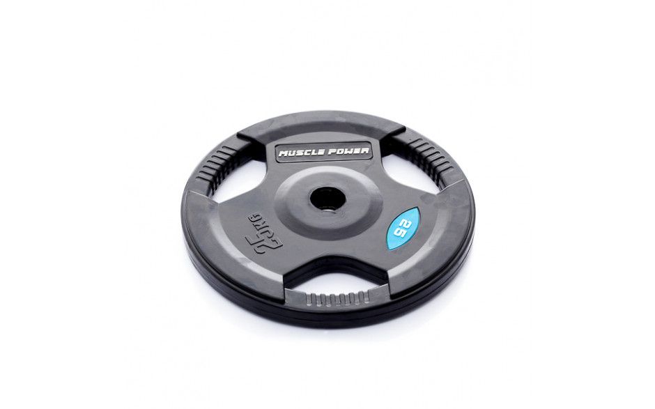 Muscle Power Panda Muscle Power Rubberen Halterschijf - 50 mm - 25 kg