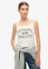 Superdry - Athletic Essentials Pointelle Camitop met Print - Dames - Off White