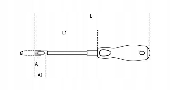 Beta 943FL/8mm Flexibele Dop met Handvat - 8mm
