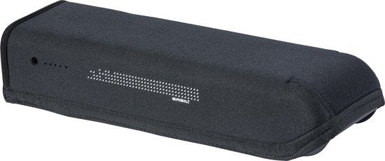 Basil Rear Battery Cover - Black - For Shimano Steps - 36 x 12 x 8 cm - Neoprene