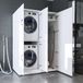 Roomart DORA-II Wasmachine Ombouwkast 130x186 cm - Wit