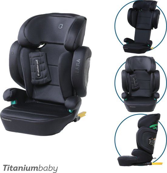 Titaniumbaby Terra i-Size Autostoel - Zwart