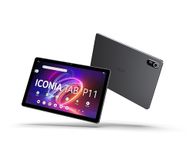 Acer Iconia Tab P11, 11 inch 2K WUXGA IPS touchscreen tablet met portfolio case (MediaTek MT8781, 8 GB RAM, 128 GB SSD, Bluetooth, USB-C, WLAN, MicroSD, Android 14), tablet, zwart, metalen afwerking