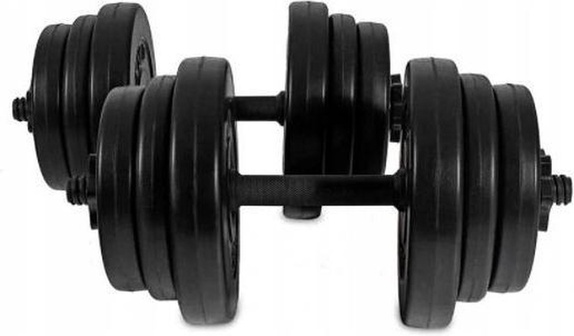 Viking Choice Halterset 20 kg - 2 halters van 10 kg - met schroefklemmen