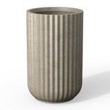 Kante Plantenbak, verweerd beton, 11" Dia x 17,7" H