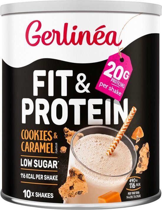 Gerlinea Fit & Protein Cookies & Caramel - 340 gr