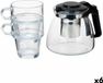 Vivalto Spel Theepot 900 ml Transparant Plastic Glas (6 Stuks)