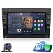 Junsun Renault 2+64GB, 7-inch Android 15 autoradio met Carplay, geschikt voor Renault Megane II (2002-2009), met GPS-navigatie, Wi-Fi, Bluetooth, USB, RDS, FM, DAB+ en stuurwielbediening