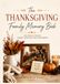 The Thanksgiving Family Memory Book