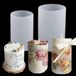 Benza Ibenzoa® Set van 2 Zilinder Silikonvormen voor DIY Kaarsen en Decoraties Maken