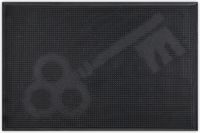 Merkloos Relaxdays Deurmat Rubber - 40 x 60 cm - Zwart