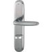 HOPPE 2949578 deurkrukgarnituur VERONA - op schild WC 90, deurdikte 37-42, VK 8/8,5 rvs effect NA