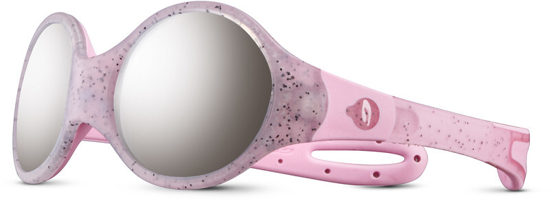 Julbo Loop M Spectron 4 Sunglasses Kids, rosa/grey flash silver