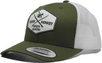 Surf Monkey - Trucker Cap - 6 Panel - One Size - Snapback - Groente