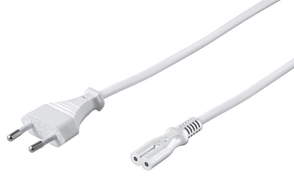 Microconnect PE0307100W elektriciteitssnoer Wit 10 m Netstekker type C C7 stekker