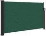 vidaXL Pare-vent rétractable 120x600 cm vert foncé