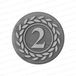 Dempertje.nl Tennisdemper 2 stuks Argent Médaille #088