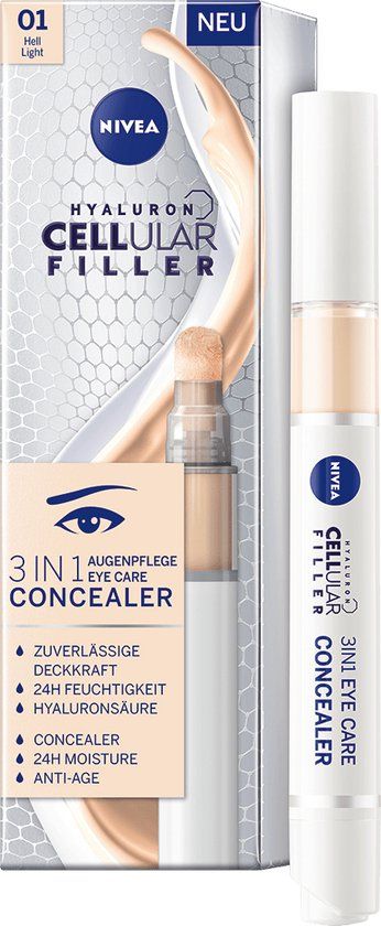 Nivea Hyaluron Cellular Filler 3in1 Eye Care Cushion - 01 Light - 4ml
