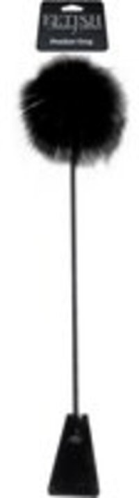 Pipedream Fetish Fantasy Zweepje met Veren Gewas - 53 cm - Zwart