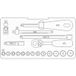 Stahlwille 83012080 EINLAGE 40/13/6 KN Plukschuiminlegstuk