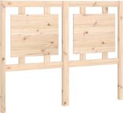 vidaXL Hoofdbord - Massief Grenenhout - Naturel