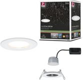 Paulmann Lampe LED encastrable 3-Step-Dim Nova Coin star IP44 ronde 78 mm Coin 6W 470lm 230V dimmable 2700K Blanc mat