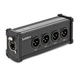 SubZero 4-kanalen XLR (M) - Cat5/Ethernet Netwerkverlenger