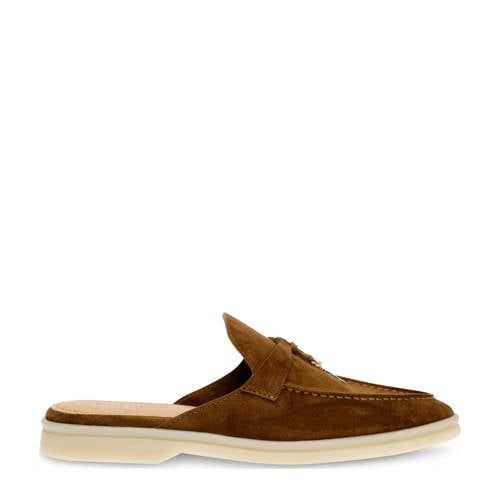 Steve Madden Patrizia suède muiltjes bruin
